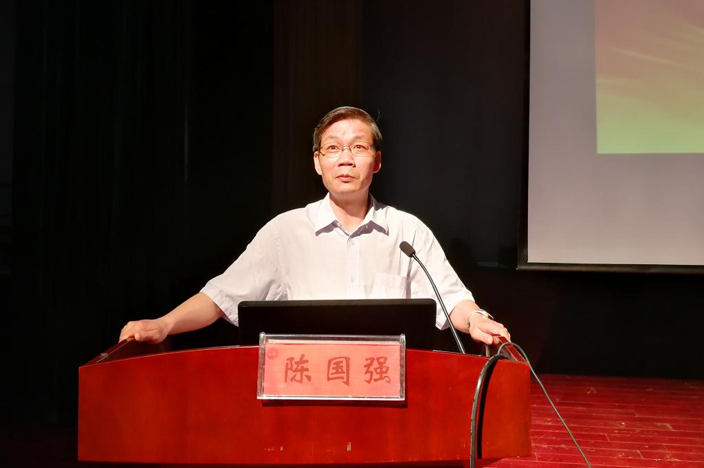 上海交通大学医学院院长上海交通大学副校长陈国强院士来我校讲学
