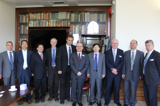 2014年副校长陈志国率团访问巴斯斯巴大学