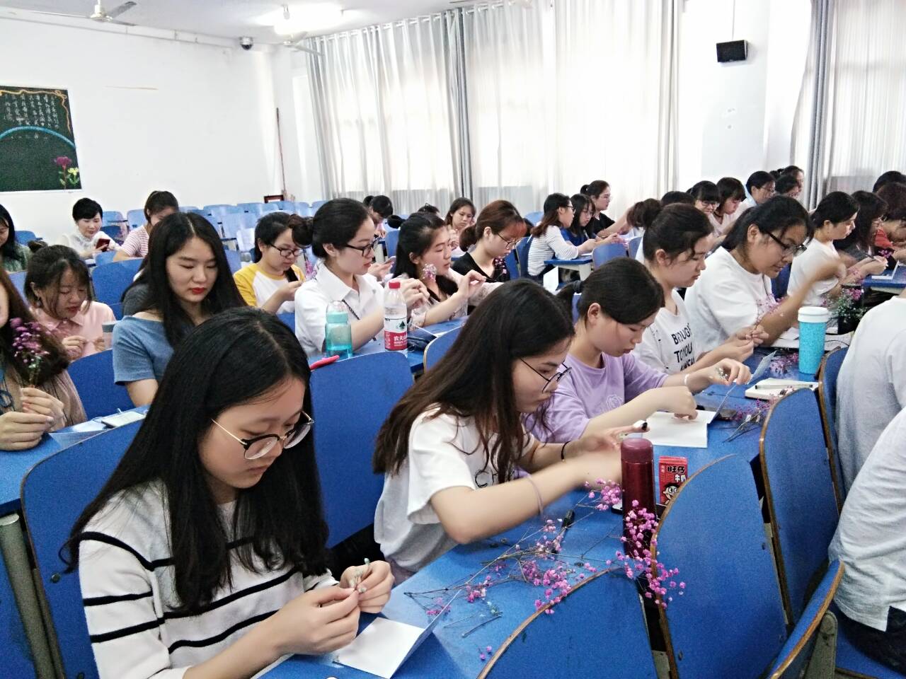 插花培训现场