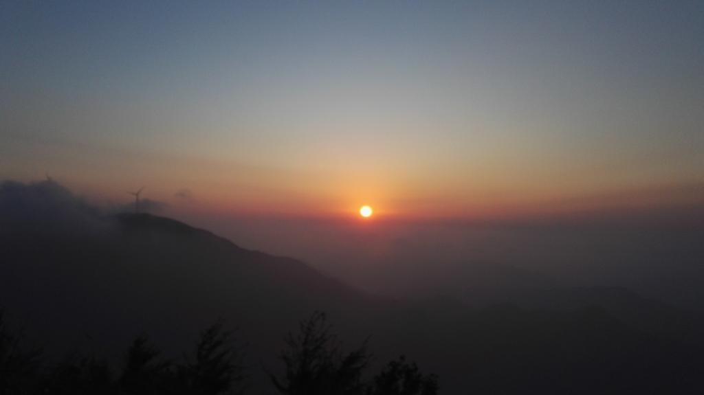 观大熊山日出